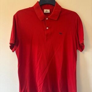 Zara Women's Vibrant Red Polo Tunic